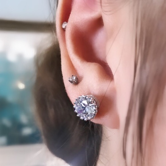 NEW!๐๐2 CT CZ! HIGH QUALITY!๐๐GORGEOUS SPARKLE - Picture 3 of 8